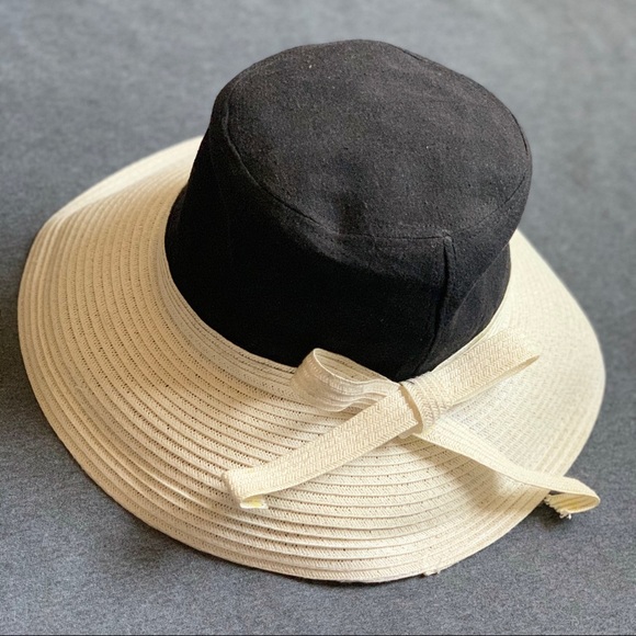 Magid Hats | Black and White Floppy Fashion Hat - Picture 5 of 8
